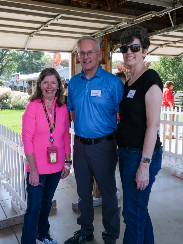 Regina Ferguson with David and Krista Golden.